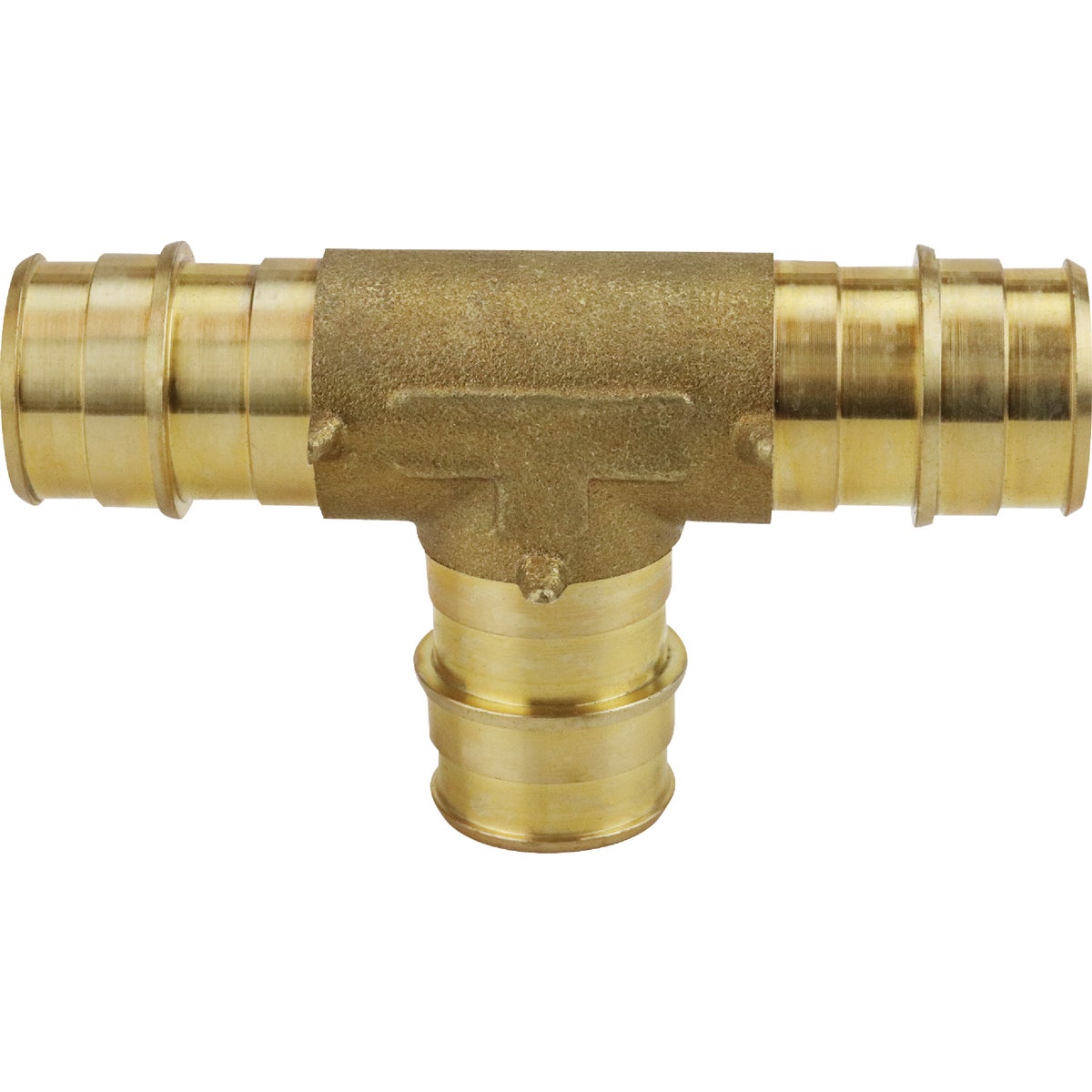 Apollo Retail 1/2 In. x 1/2 In x 1/2 In. Barb Brass PEX Tee, Type A