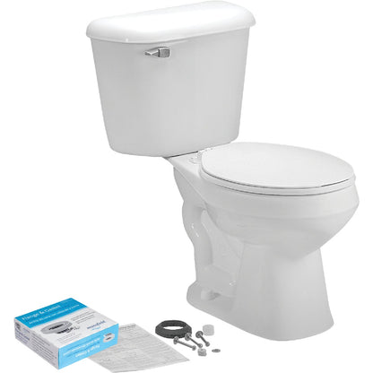 Mansfield Pro-Fit 1 White Round Bowl 1.6 GPF Complete Toilet