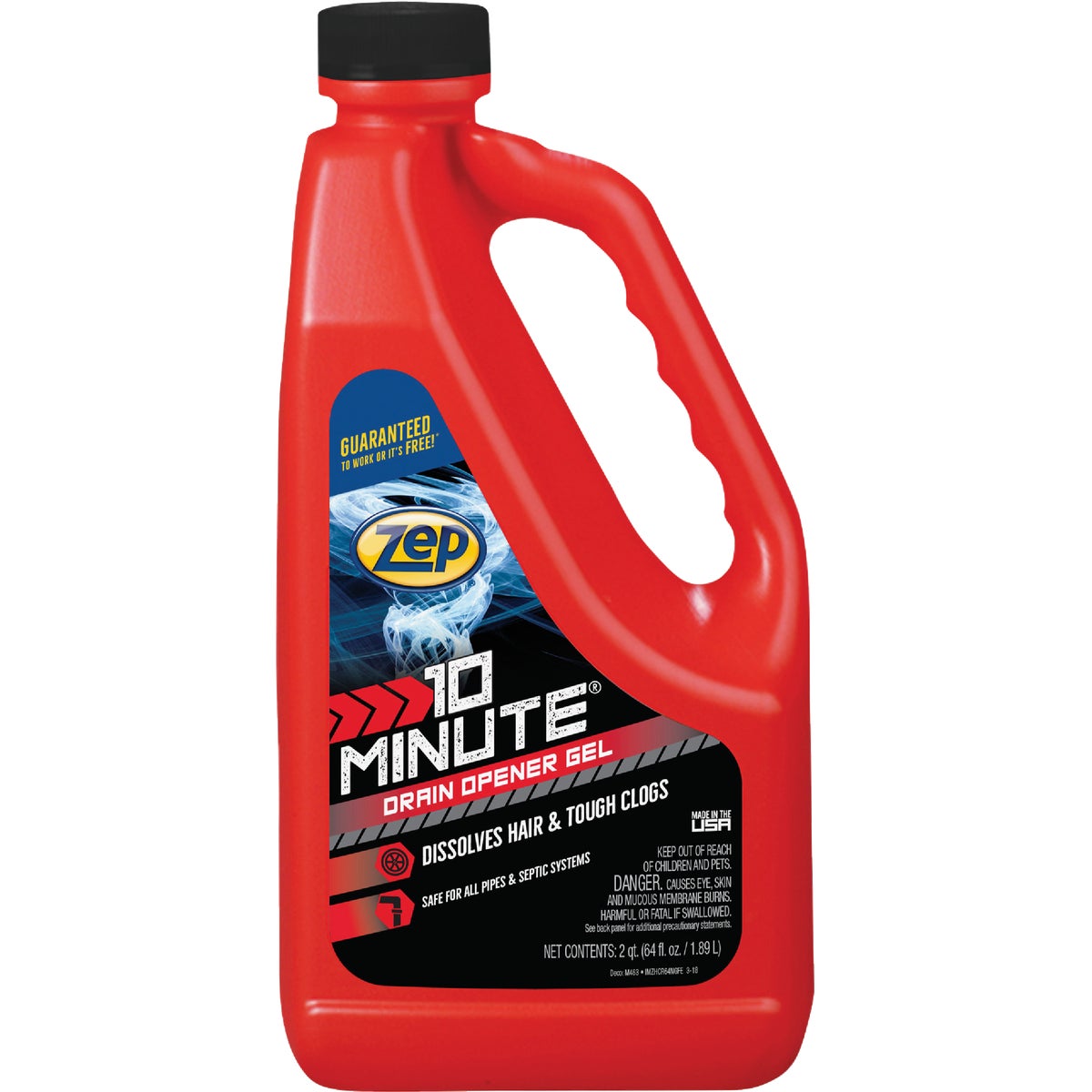 Zep Commercial 64 Oz. Gel 10 Minute Drain Cleaner