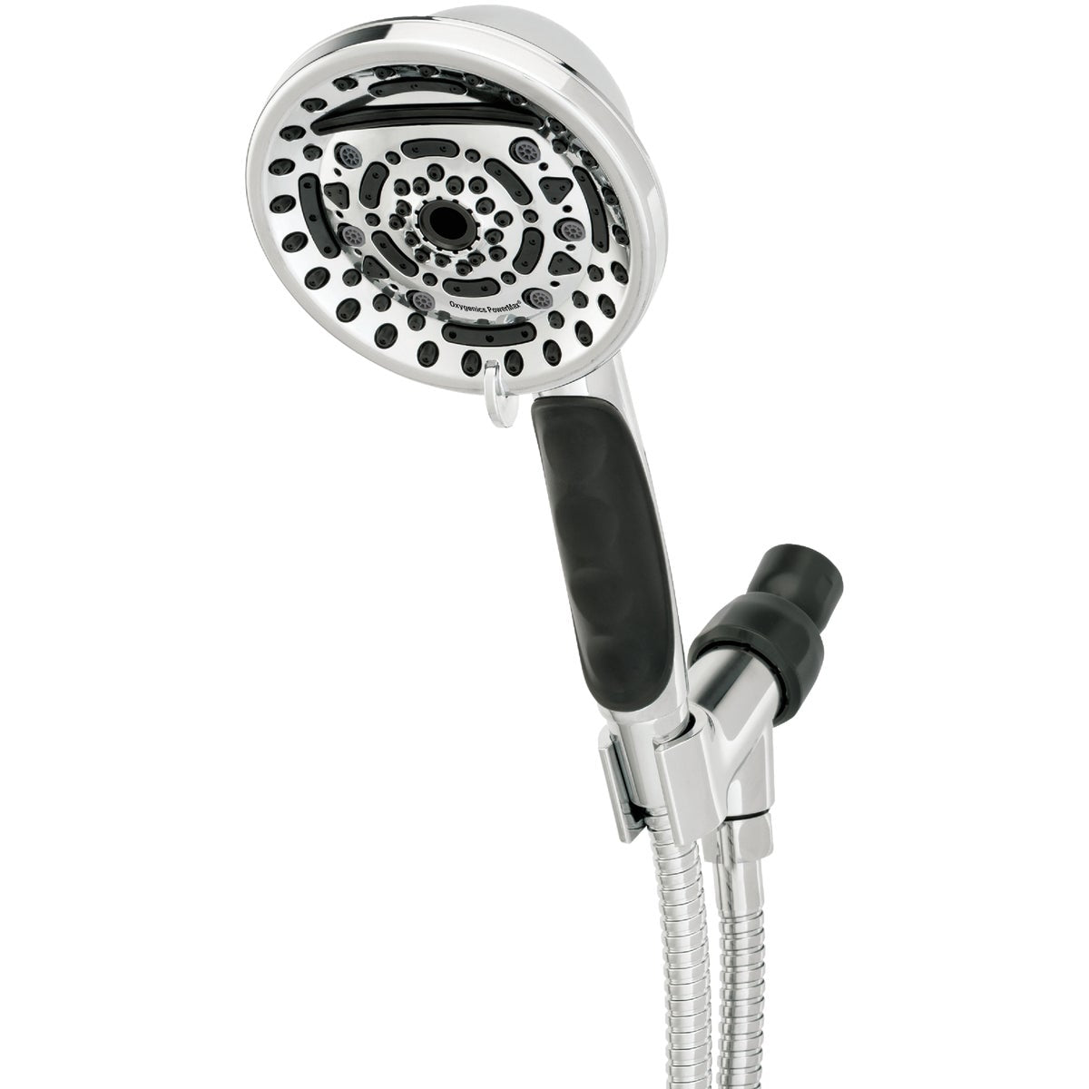 Oxygenics PowerMax 9-Spray 1.8 GPM Hand Held Shower, Chrome