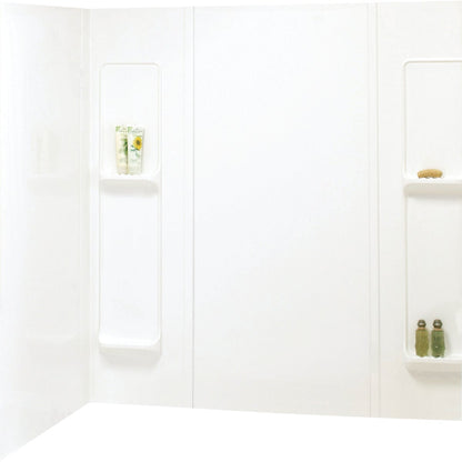 Maax Elan 5-Piece 59 In. H x 32 In. D Tub Wall Kit in White
