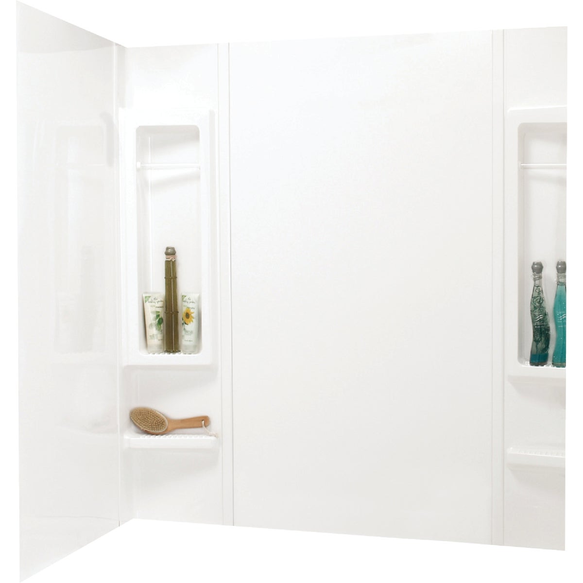 Maax Finesse 5-Piece 59 In. H x 34 In. D Tub Wall Kit in White