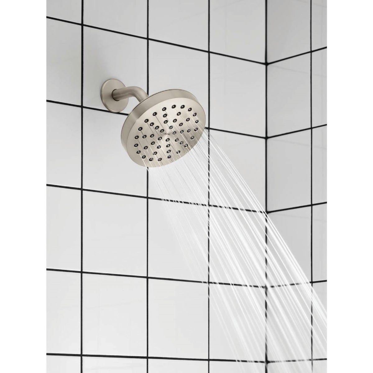 Moen Rinza Spot Resistant Nickel Single-Handle Posi-Temp Tub & Shower Faucet