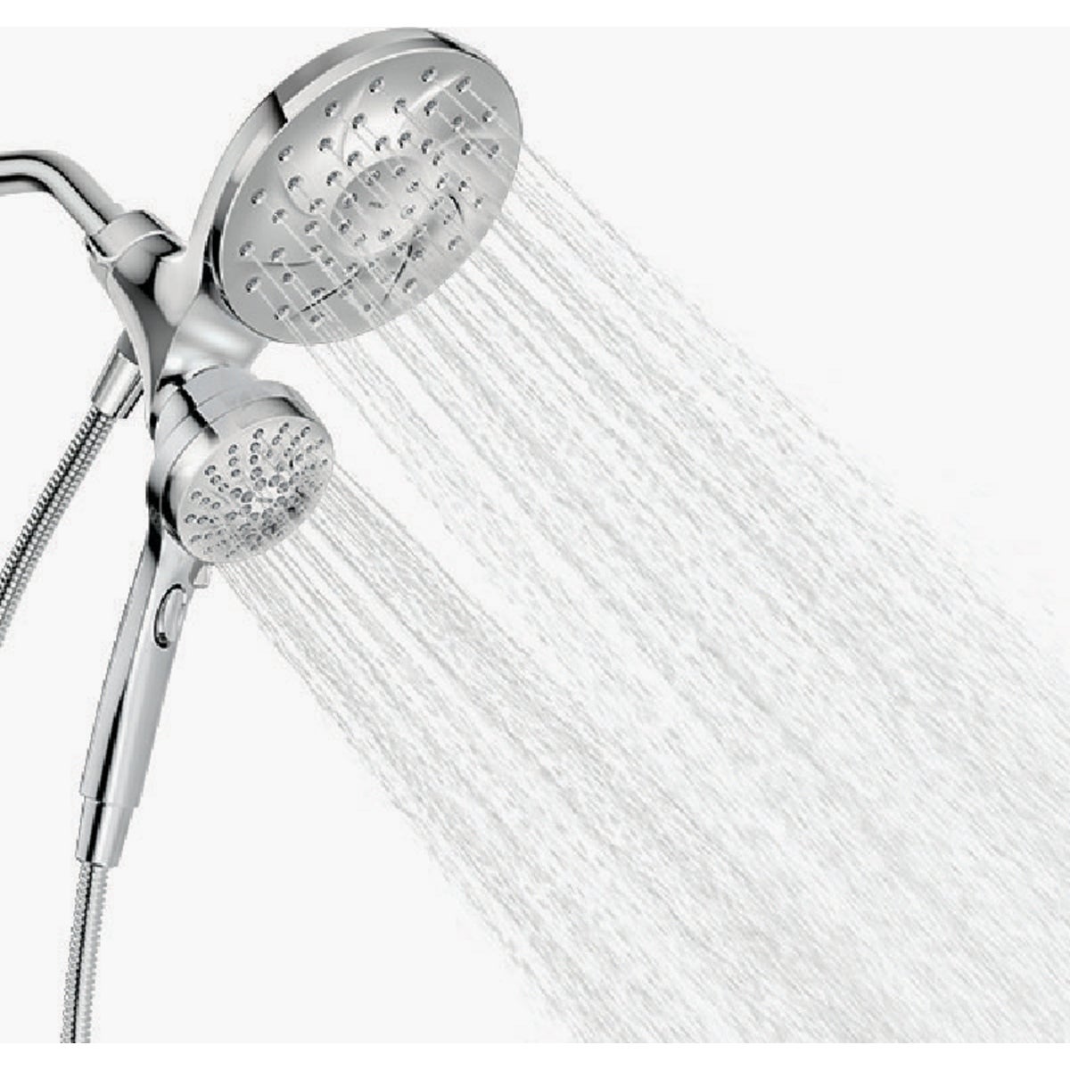 Moen Engage Magnetix 6-Function 2.5 GPM Combo Handheld Shower & Rainshower Showerhead, Chrome