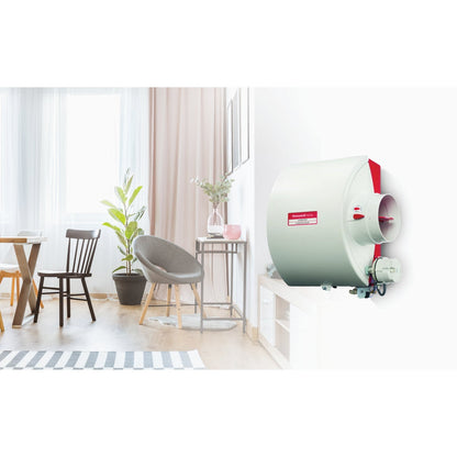Honeywell Home 12.15 In. W. x 15.68 In. H. x 10.9 In. D. Whole House Flow-Thru Bypass Furnace Humidifier