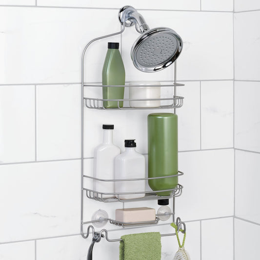 Zenith Zenna Home Satin Nickel Steel Shower Caddy