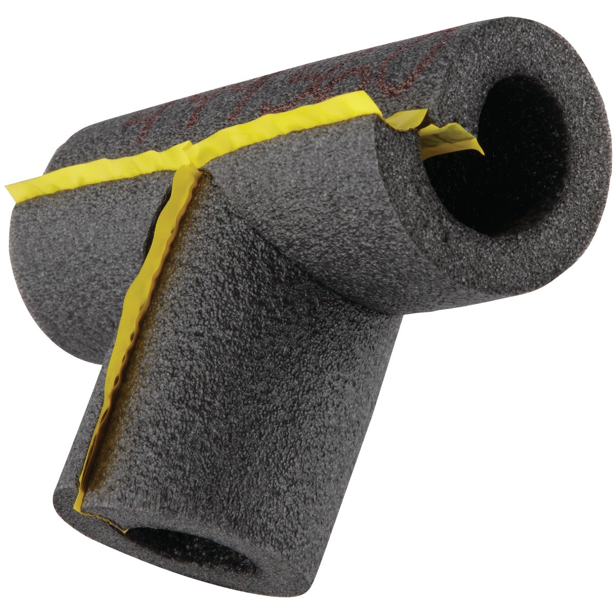 Tundra 3/8 In. Wall Self-Sealing Polyethylene Tee Pipe Insulation Wrap, 1/2 In.