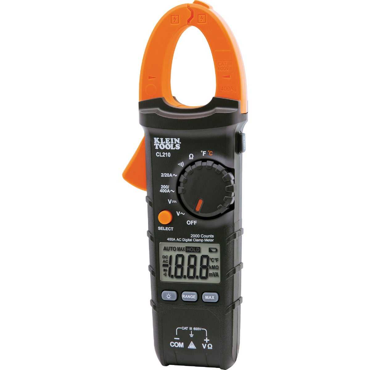 Klein 600V AC/DC Auto-Ranging Clamp Meter