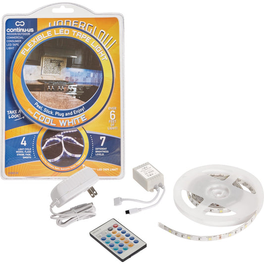 Continu-us Underglow 20 In. Plug-In Cool White LED Under Cabinet Light