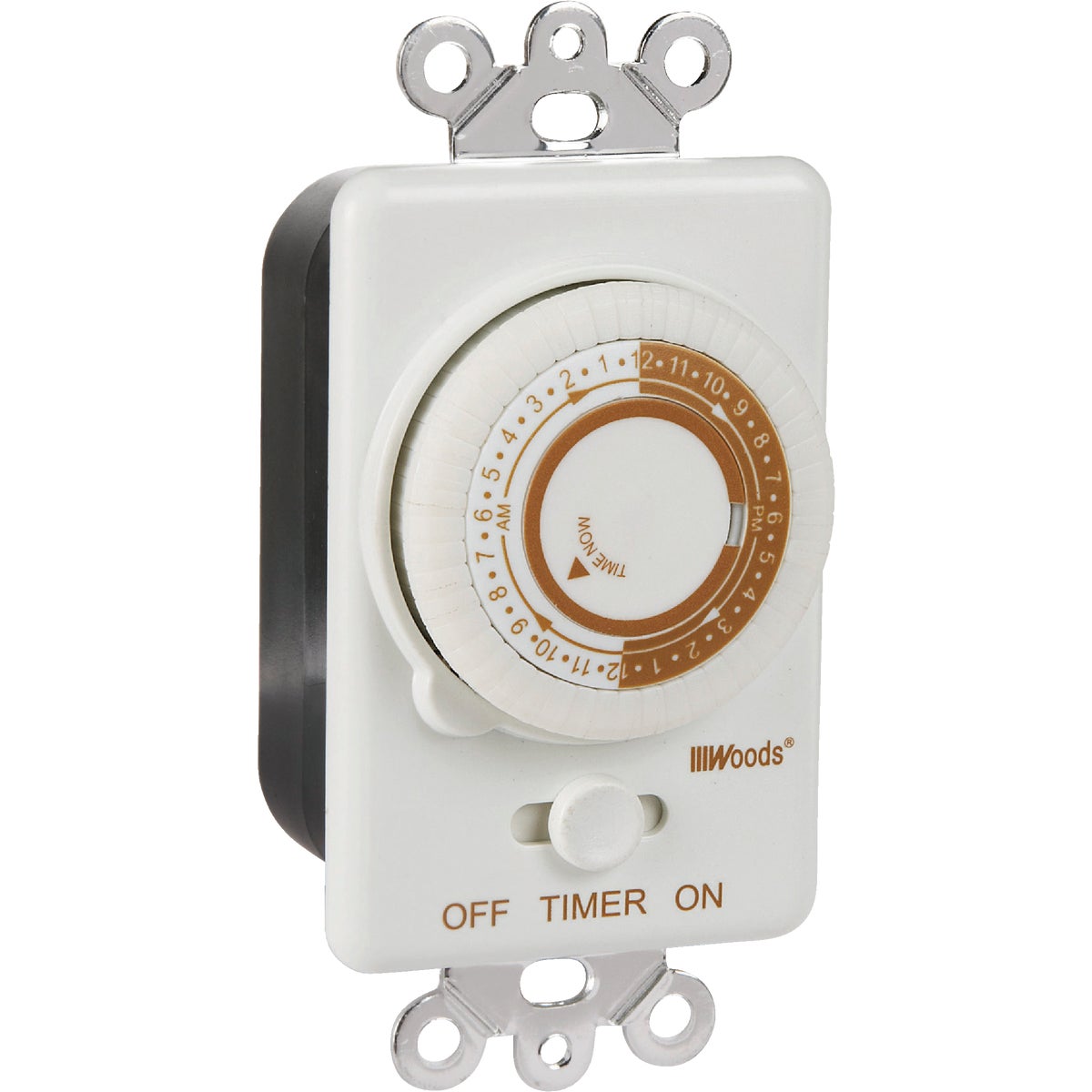 Woods 125V In-Wall 24-Hour Mechanical Timer