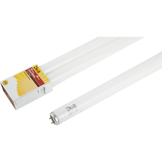 Do it 40W 48 In. Cool White T12 Medium Bi-Pin Fluorescent Tube Light Bulb (2-Pack)