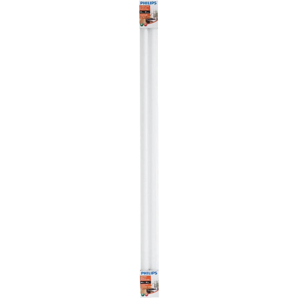 Philips 40W 48 In. Soft White T12 Medium Bi-Pin Fluorescent Tube Light Bulb (2-Pack)