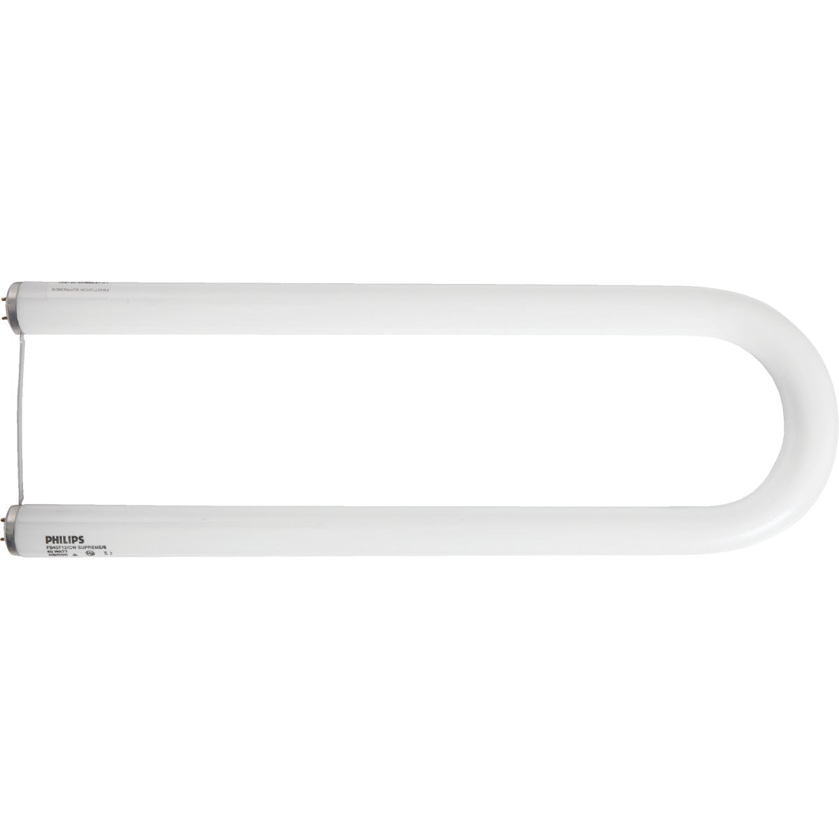 Philips 40W 22.44 In. Cool White T12-6U Medium Bi-Pin U-Bent Fluorescent Tube Light Bulb