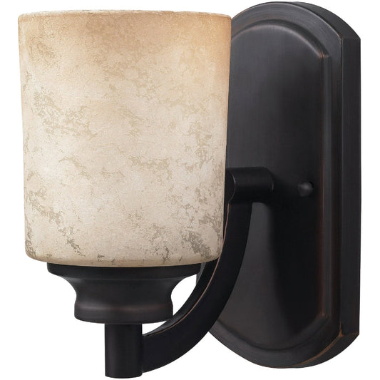 Home Impressions Warren 1-Bulb Rubbed Antique Bronze Wall Light Fixture