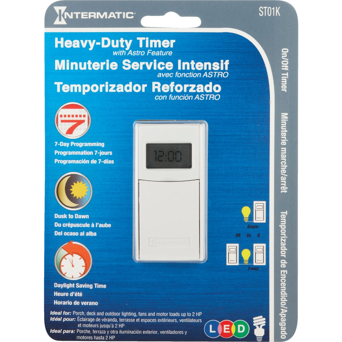 Intermatic 120V 15A 500W 24-Hour Timer