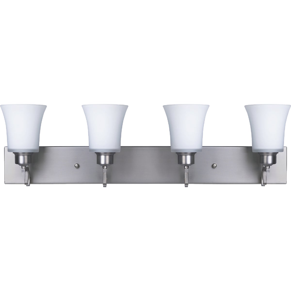 Home Impressions Flamenco 4-Bulb Brushed Nickel Bath Light Bar