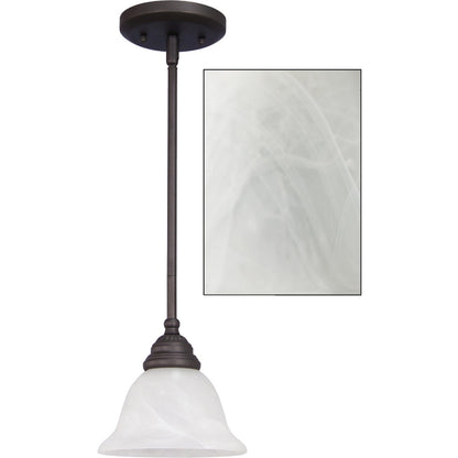 Home Impressions Julianna 1-Bulb Oil Rubbed Bronze Incandescent Pendant Light Fixture