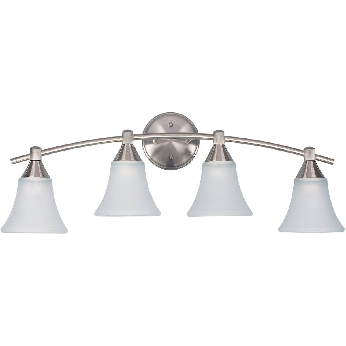 Home Impressions Grace 4-Bulb Brushed Nickel Vanity Bath Light Bar