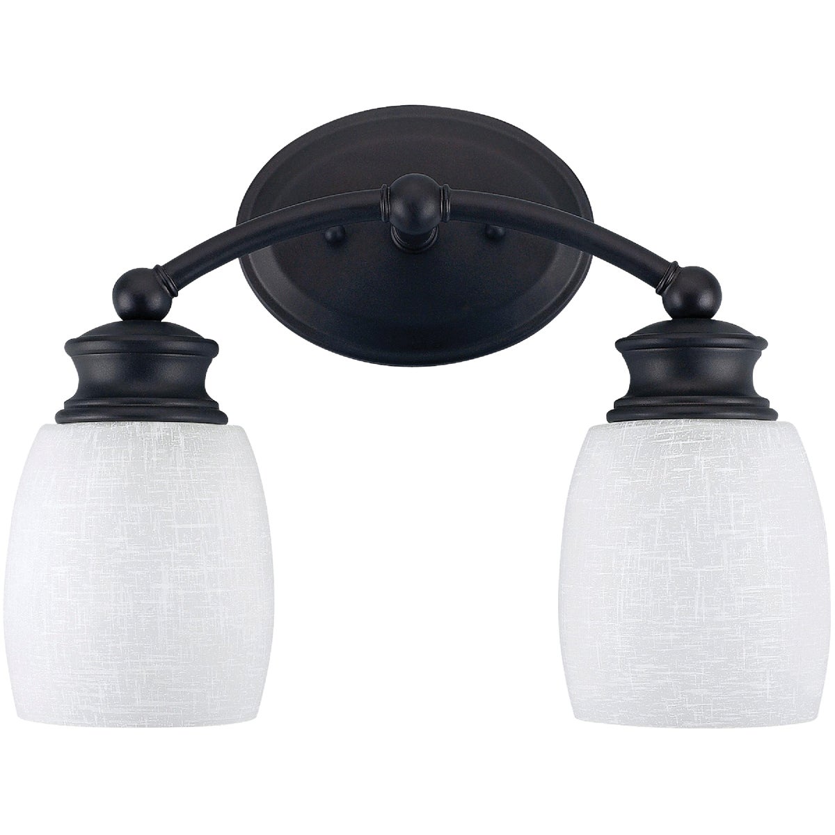 Home Impressions Palms 2-Bulb Oil Rubbed Bronze Vanity Bath Light Bar