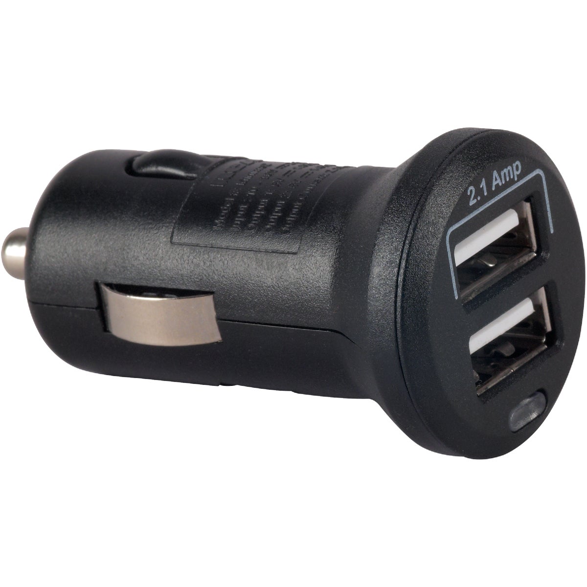 RCA 12V Dual USB Black Car Charger