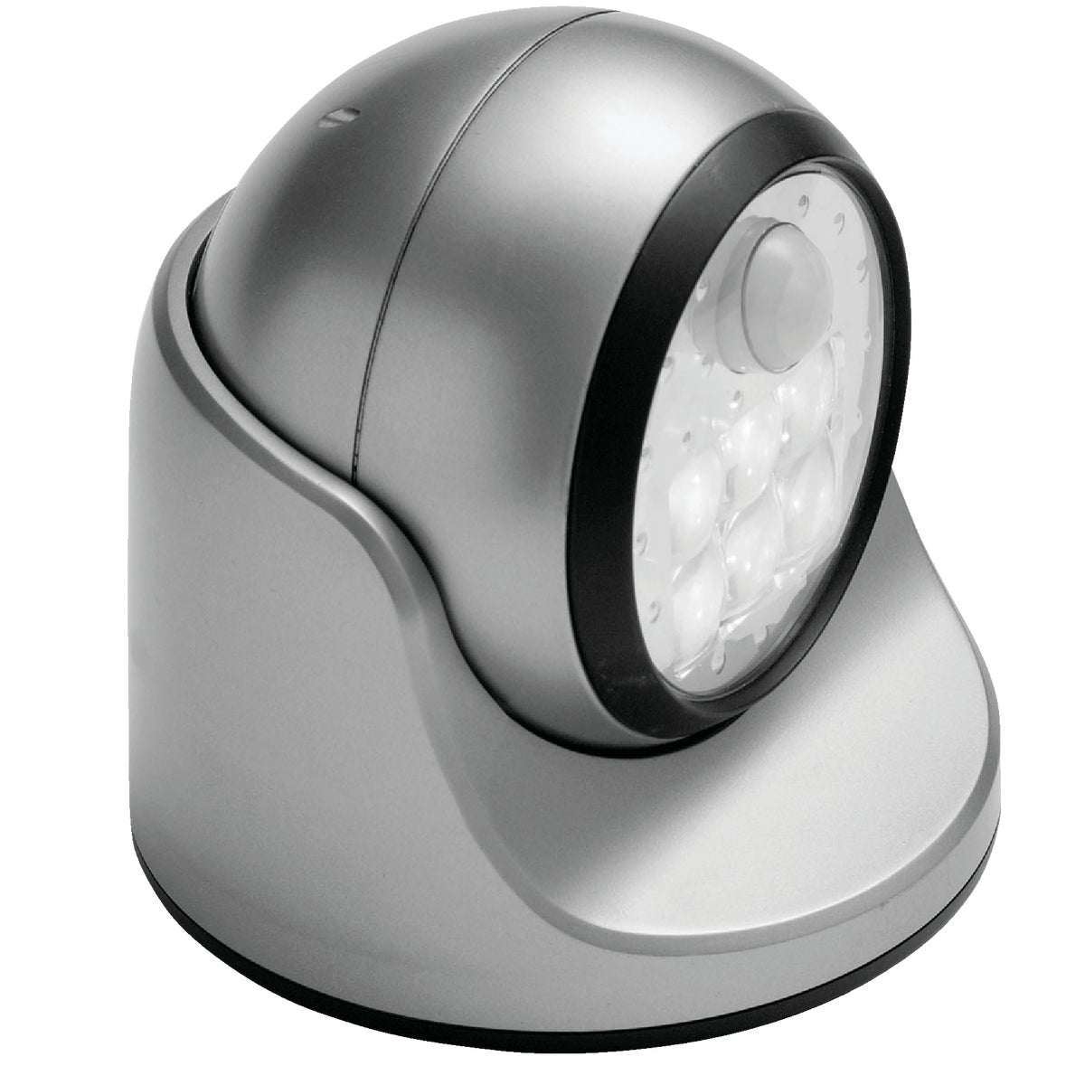 Light It Silver 100 Lm. LED Battery Operated Security Light Fixture