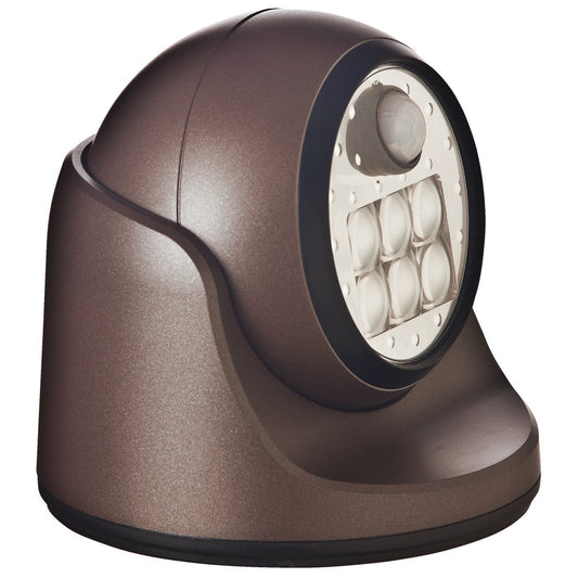 Light It Bronze 100 Lm. LED Battery Operated Security Light Fixture