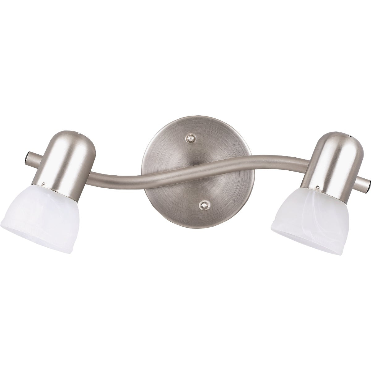 Home Impressions Brushed Nickel 2-Bulb A15 or R16 Track Lighting Fixture