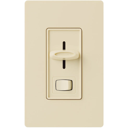 Lutron Skylark Incandescent/Halogen/LED/CFL Ivory Slide Dimmer Switch