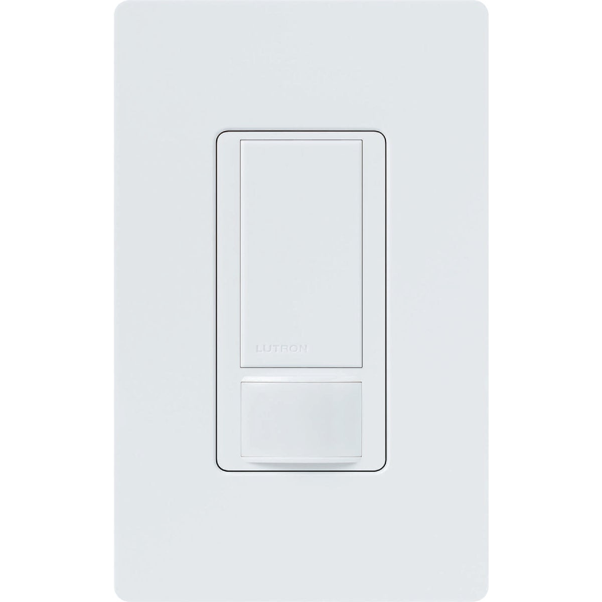 Lutron Maestro White 900 Sq. Ft. Coverage 180 Deg. Detection Single-Pole Occupancy Sensor Switch