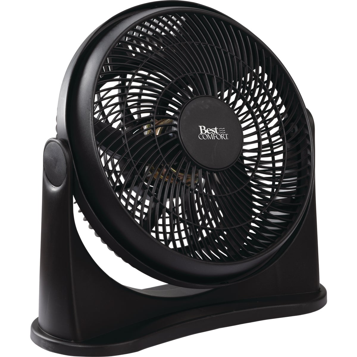 Best Comfort 12 In. 3-Speed Black Floor Fan