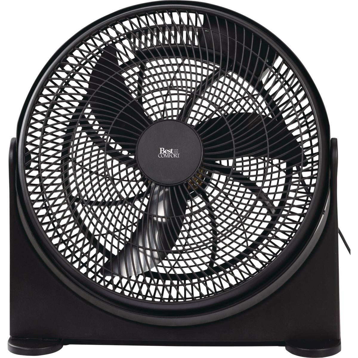 Best Comfort 16 In. 3-Speed Black Floor Fan