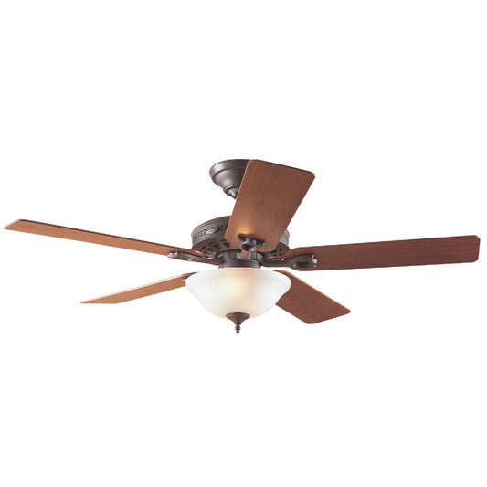 Hunter Astoria 52 In. New Bronze Ceiling Fan with Light Kit