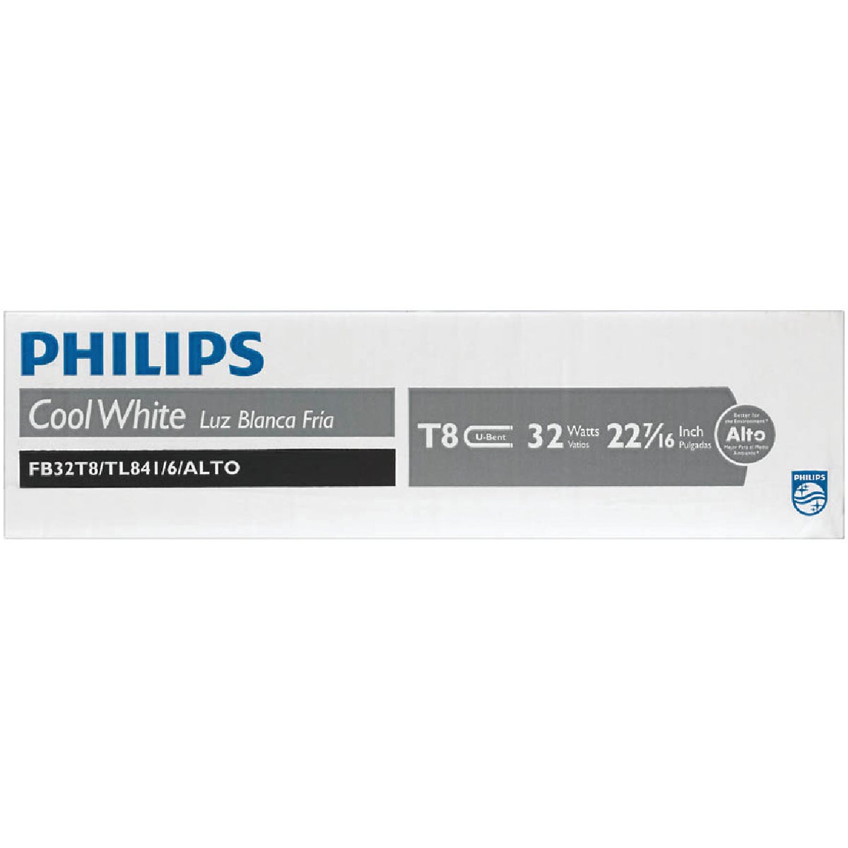 Philips 32W 24 In. Cool White T8 Medium Bi-Pin U-Bent Fluorescent Tube Light Bulb