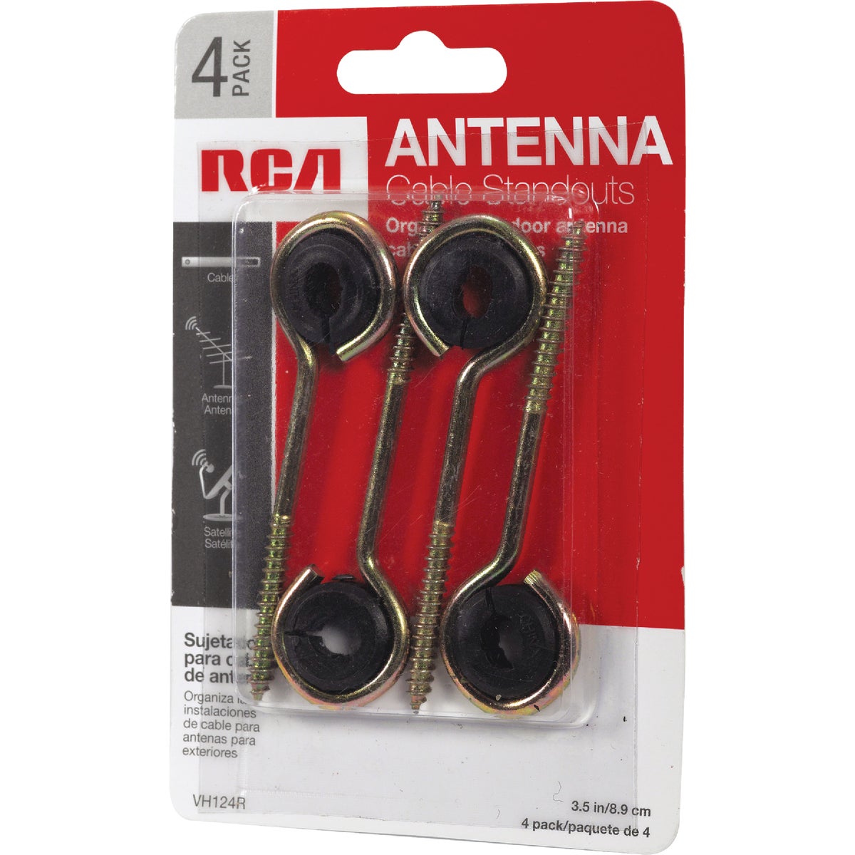 RCA 3-1/2 In. Antenna Wireholder (4-Pack)