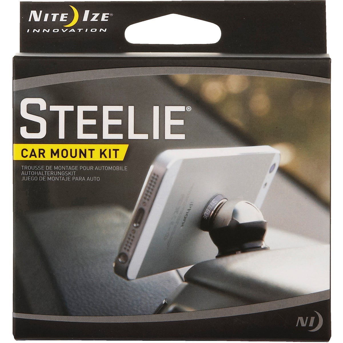 Nite Ize Steelie Dashboard Mount Black & Silver Mobile Device/Phone Holder