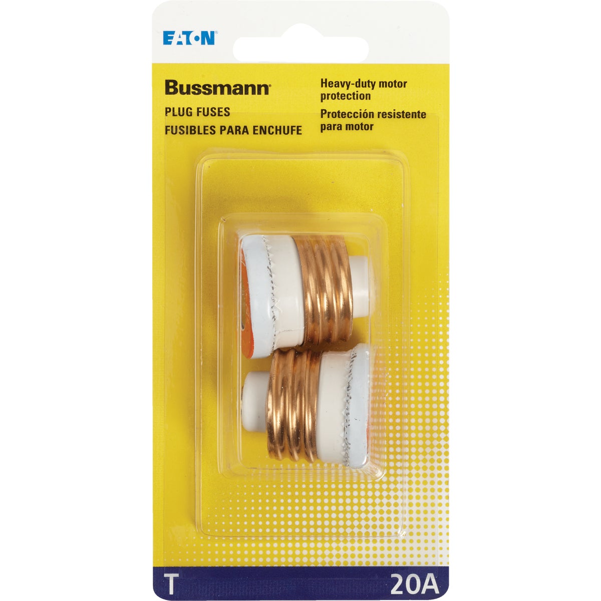 Bussmann 20A T Time-Delay Plug Fuse (2-Pack)