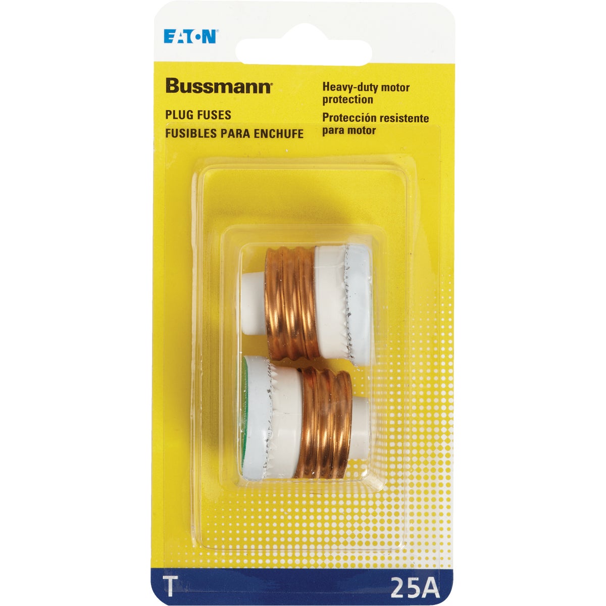 Bussmann 25A T Time-Delay Plug Fuse (2-Pack)