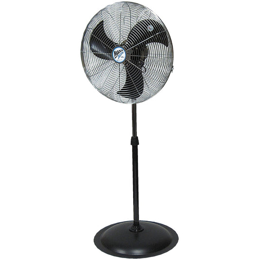 Ventamatic Maxx Air 22 In. 3-Speed 50 In. to 71 In. H. Oscillating Pedestal Fan