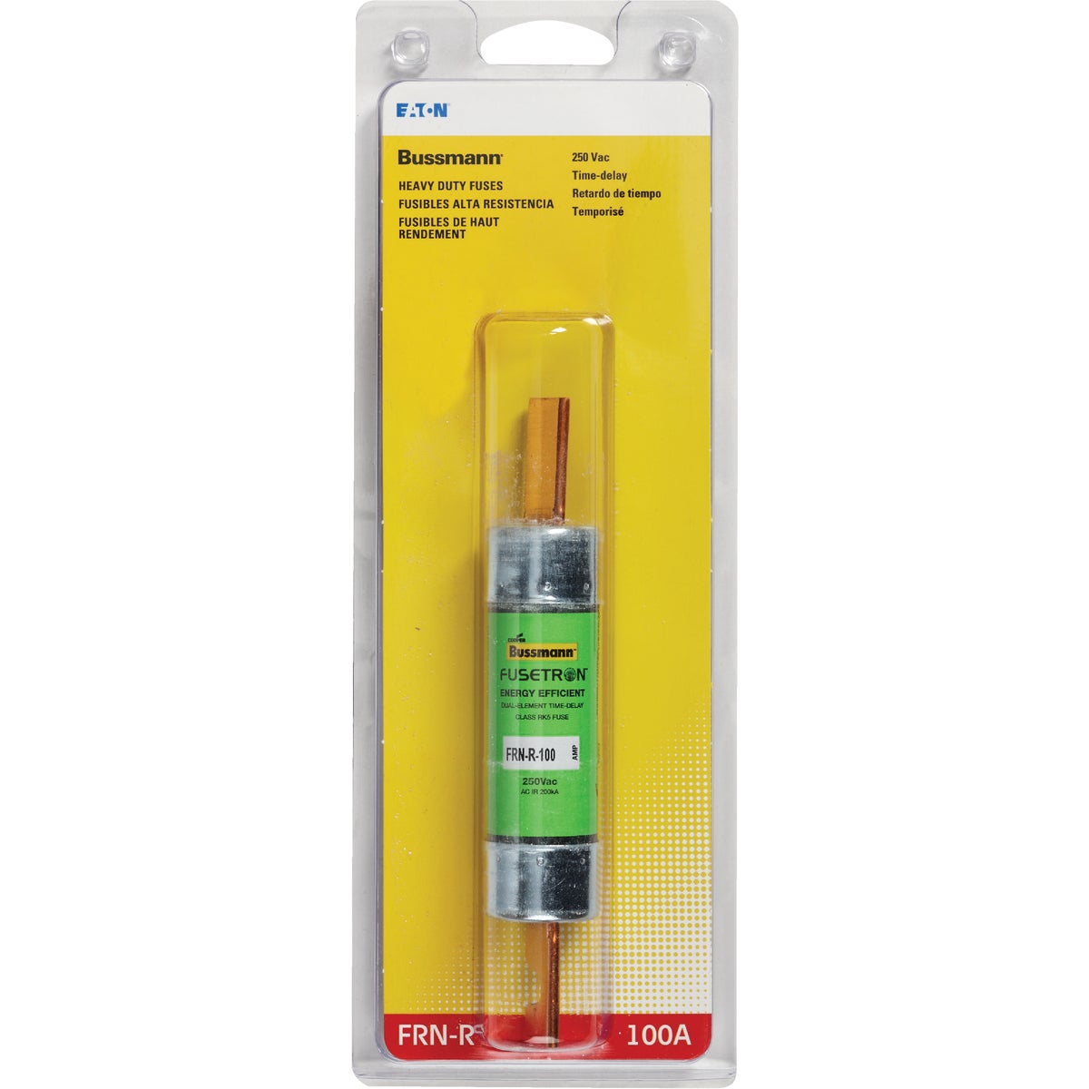 Bussmann 100A FRN-R Cartridge Heavy-Duty Time Delay Cartridge Fuse