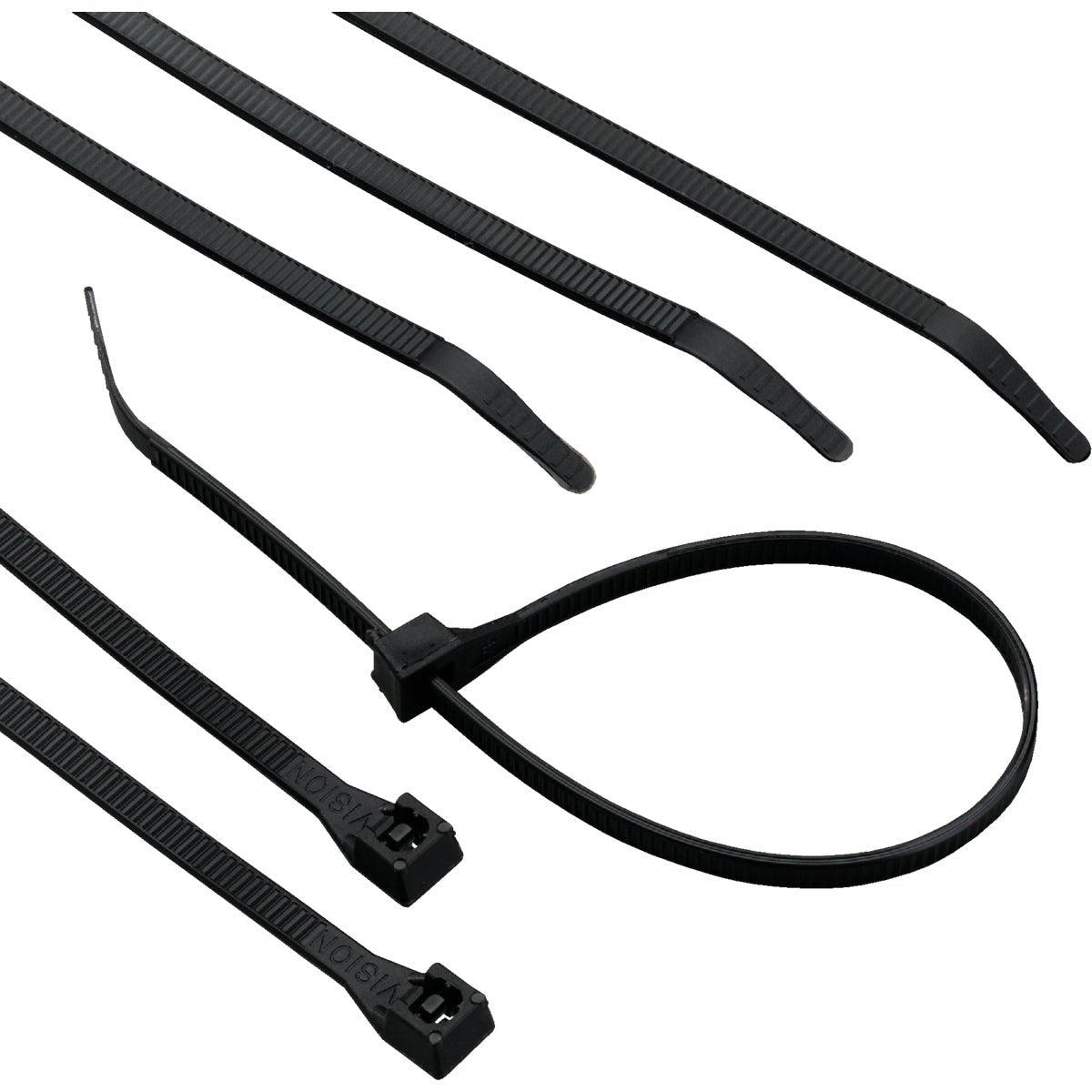 Gardner Bender 8 In. x 0.17 In. Black Nylon Ultra Violet Cable Tie (15-Pack)