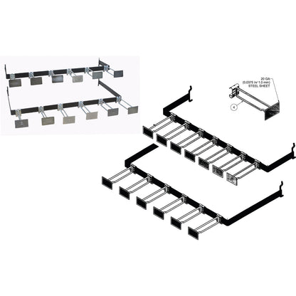 Gardner Bender Cable Tie 2-Tier Steel Display Rack
