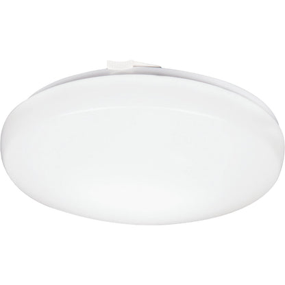 Lithonia 11 In. White Round LED Flush Mount Light Fixture