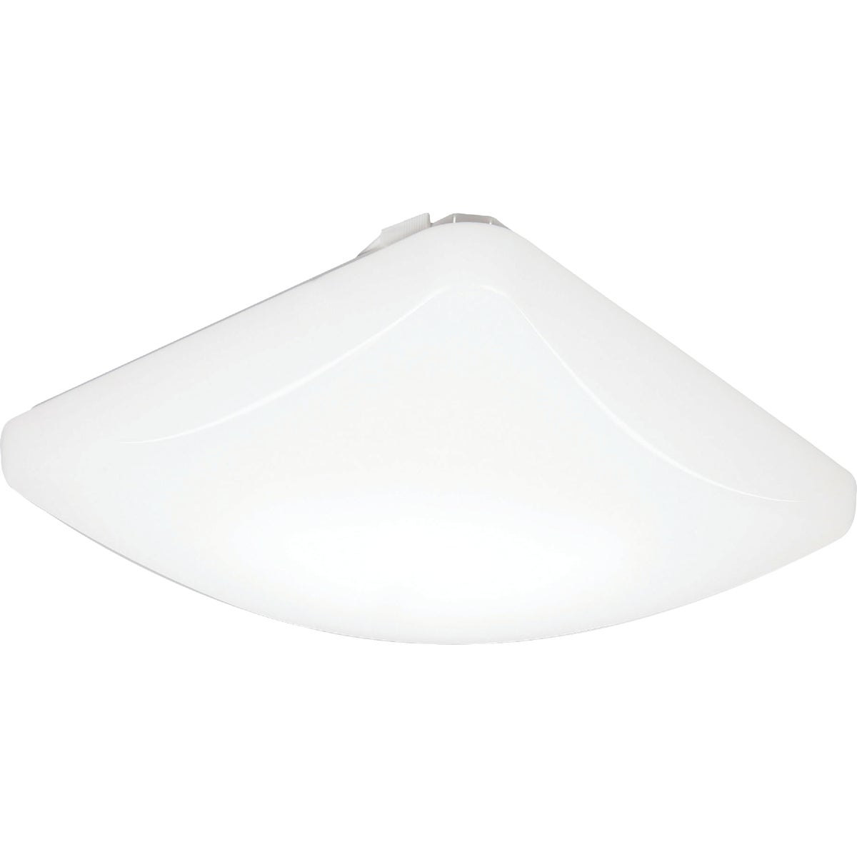 Lithonia 12 In. White Square LED Flush Mount Light Fixture