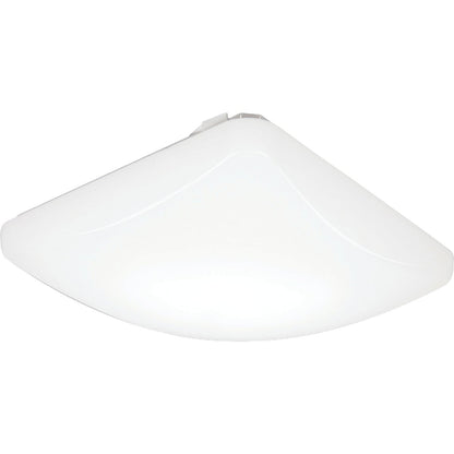 Lithonia 12 In. White Square LED Flush Mount Light Fixture