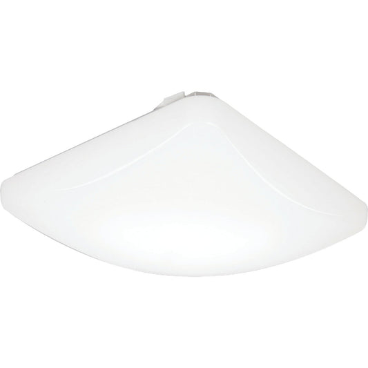 Lithonia 12 In. White Square LED Flush Mount Light Fixture