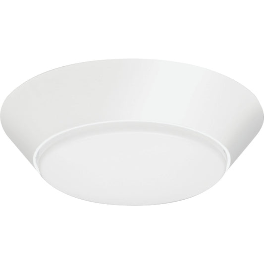 Lithonia Versi Lite 7 In. White 4000K LED Flush Mount Light Fixture
