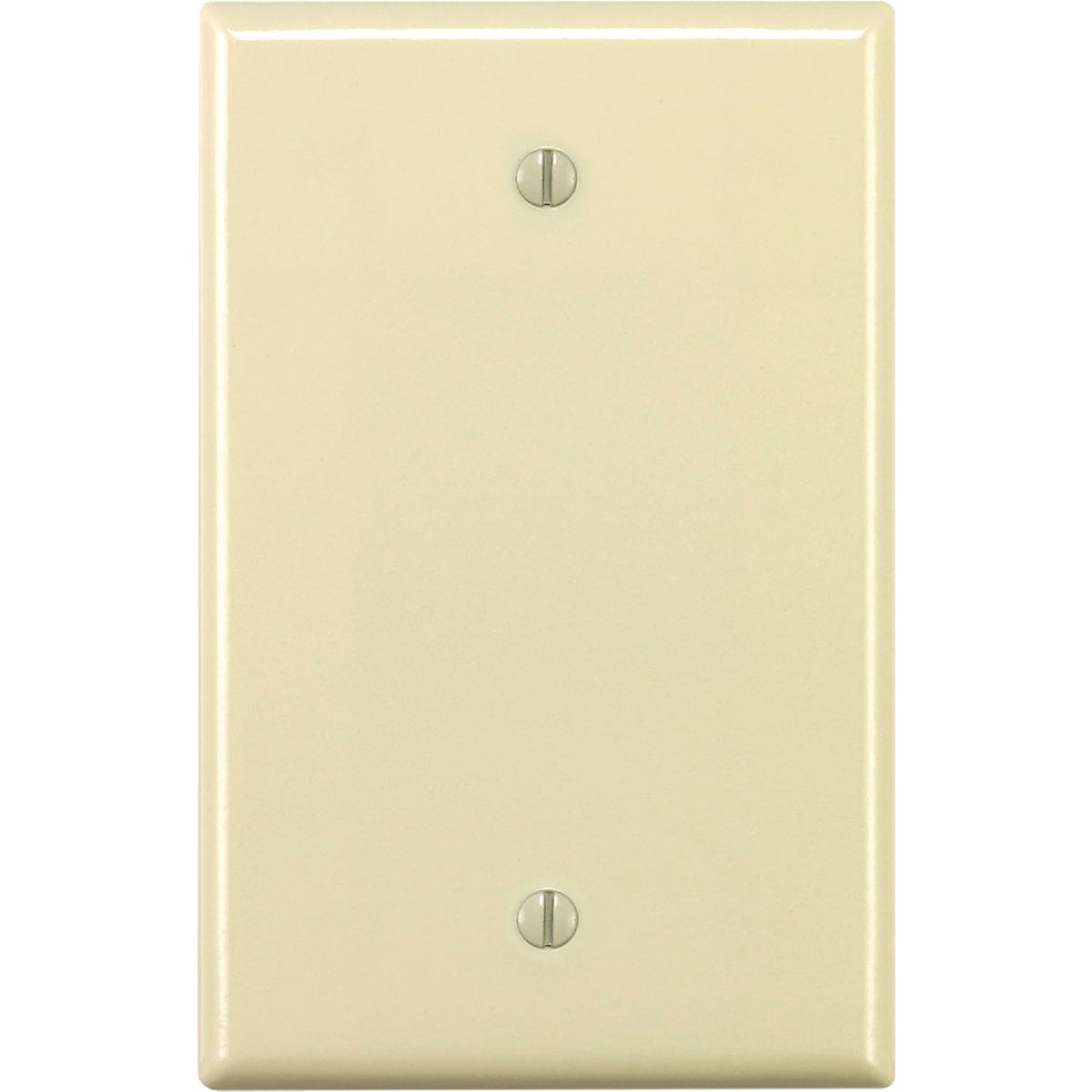 Leviton 1-Gang Midway Thermoset Blank Wall Plate, Light Almond