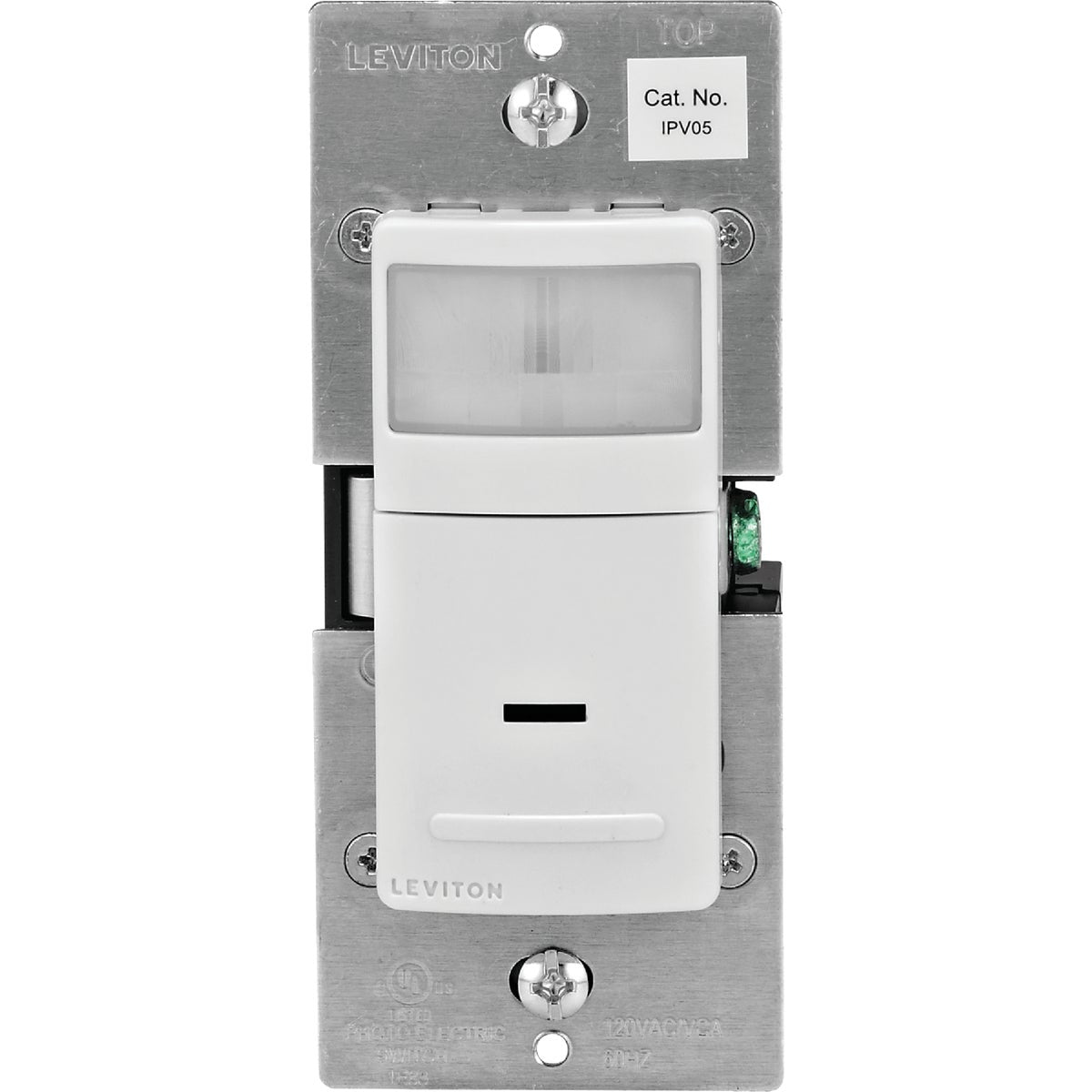 Leviton Decora White 900 Sq. Ft. Coverage 180 Deg. Detection Occupancy Sensor Switch