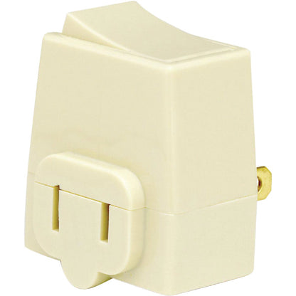Leviton Ivory 13A Plug-In Switch Adapter