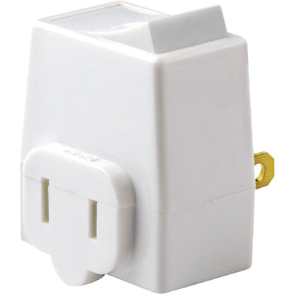 Leviton White 13A Plug-In Switch Adapter